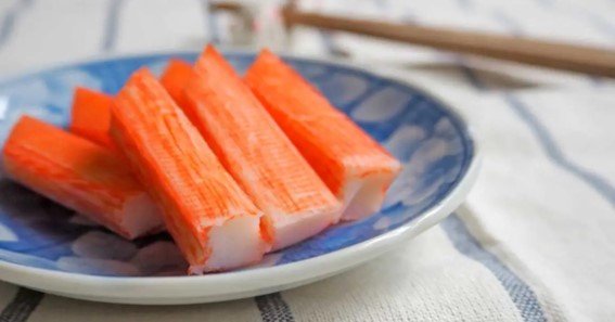 Imitation crab surimi