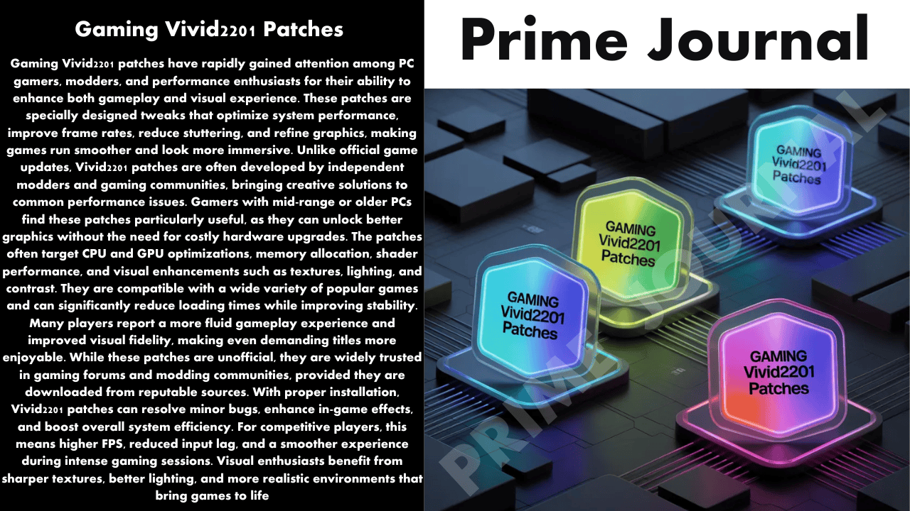 Boost Your Gaming with Vivid2201 Patches