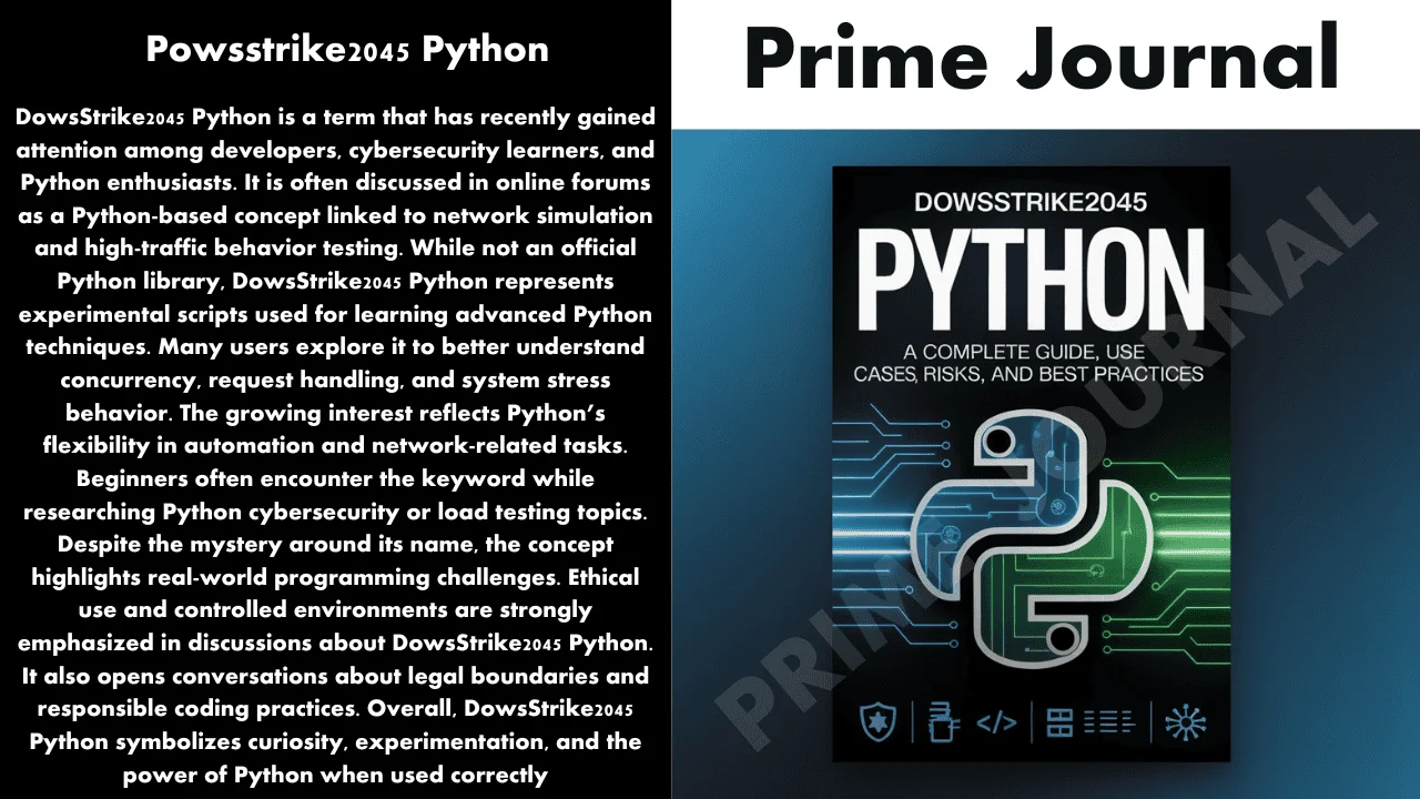 DowsStrike2045 Python: Guide & Tips for Developers