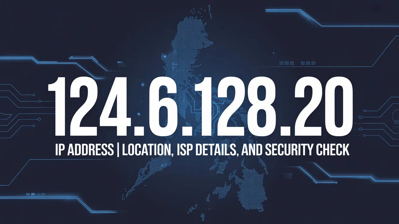 124.6.128.20 IP Address Guide: Lookup & Security Tips